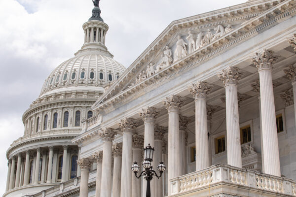 Điện Capitol Hoa Kỳ ở Hoa Thịnh Đốn hôm 06/08/2022. (Ảnh: Anna Rose Layden/Getty Images)