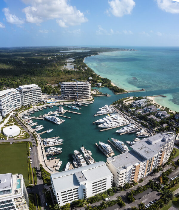 Khu nghỉ dưỡng Albany, nơi ở của Sam Bankman-Fried và các giám đốc điều hành khác của FTX và Alameda, ở Nassau, Bahamas, hôm 03/12/2022. (Ảnh: Nicholas Ewing/The Epoch Times)