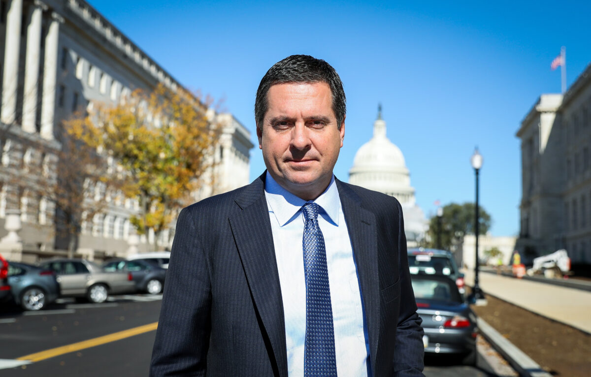 Dân biểu Devin Nunes (Cộng Hòa-California) trên Capitol Hill ở Hoa Thịnh Đốn vào ngày 28/10/2019. (Ảnh: Samira Bouaou/The Epoch Times)