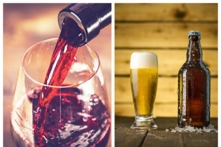 Tại Hoa Kỳ, California là tiểu bang sản xuất rượu vang và bia lớn nhất. (Ảnh: Epoch Times tổng hợp)