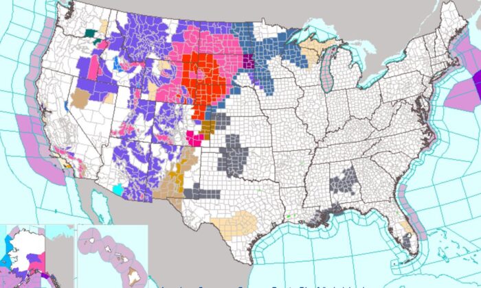 Nhiều tiểu bang ban hành cảnh báo bão tuyết khi một cơn bão ‘lớn’ di chuyển khắp Hoa Kỳ