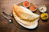 Bánh kếp Dosa của Ấn Độ. (Ảnh: shutterstock）