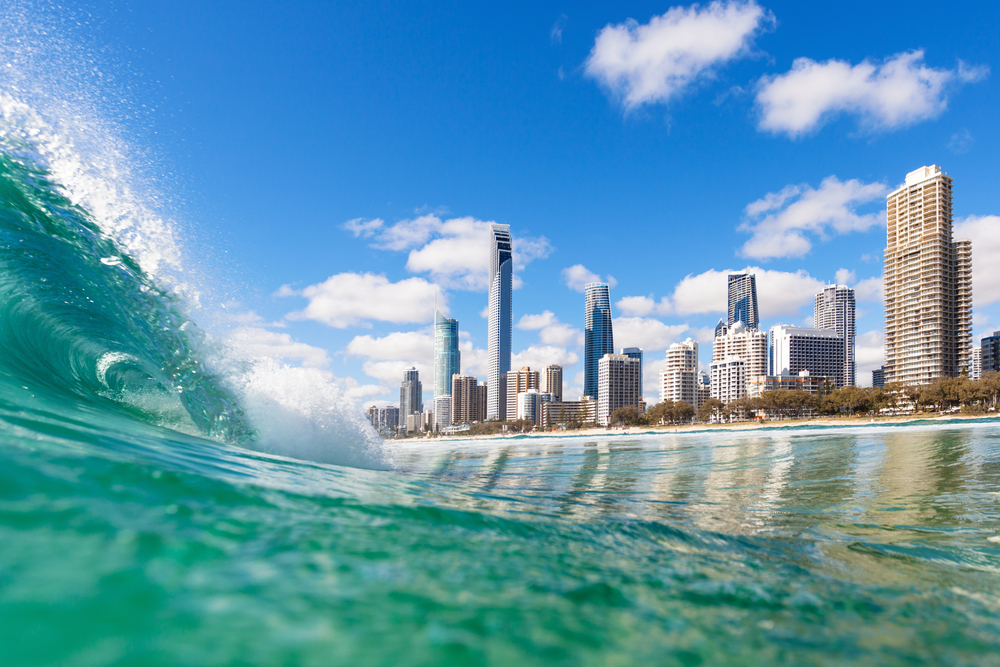 Khu vực Surfers Paradise ở Bờ Biển Vàng, Úc. (Ảnh: zstock/Shutterstock)