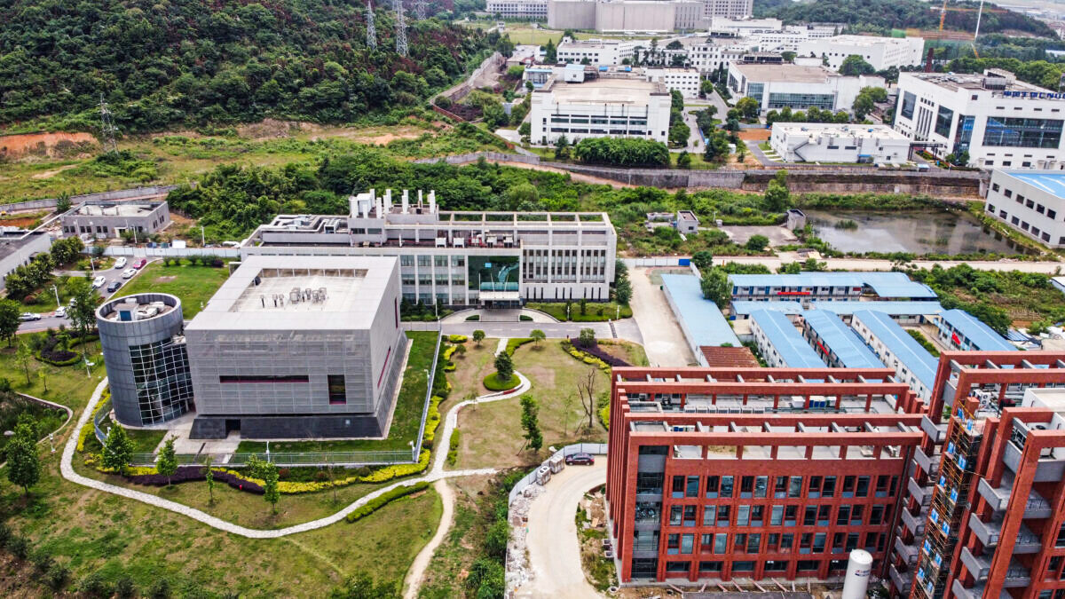 Phòng thí nghiệm P4 trong khuôn viên Viện Virus học Vũ Hán ở Vũ Hán, tỉnh Hồ Bắc, Trung Quốc, ngày 13/05/2020. (Ảnh: Hector Retamal/AFP qua Getty Images)