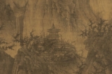 Bức tranh “Tinh Loan Tiêu Tự Đồ” của danh họa Lý Thành. Tranh cuộn treo được vẽ bằng mực trên lụa, với kích thước 44×22 inch (khoảng 111 cm x 55 cm). Bảo tàng Nghệ thuật Nelson-Atkins, thành phố Kansas, tiểu bang Missouri. (Ảnh: Tài sản công)