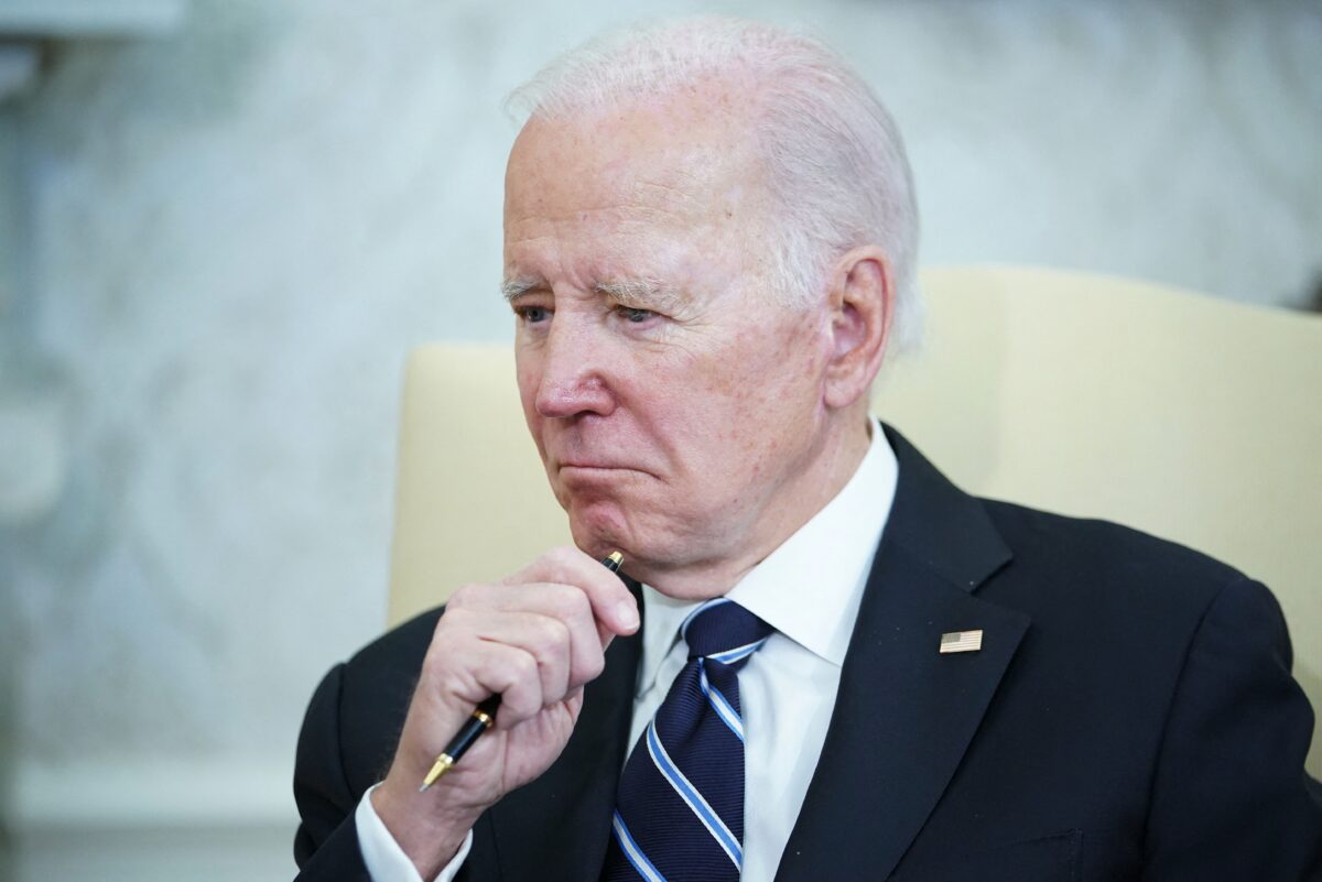 Tổng thống Joe Biden tại Oval Office của Tòa Bạch Ốc, hôm 13/01/2023. (Ảnh: Mandel Ngan/AFP qua Getty Images)