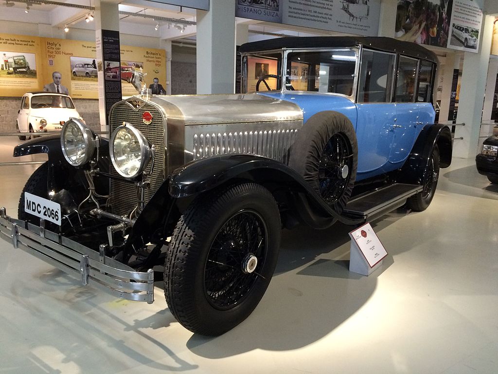 Chiếc xe mui trần sang trọng Hispano – Suiza H6 ở Coimbatore, Ấn Độ. (Ảnh: SnapMeUp/CC BY – SA 4.0)