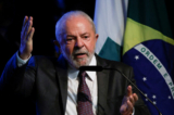 Tổng thống Brazil Luiz Inacio Lula da Silva nói trong lễ nhậm chức của tân Chủ tịch Tarciana Medeiros của Ngân hàng Banco do Brasil ở Brasilia, Brazil, hôm 16/01/2023. (Ảnh: Adriano Machado/Reuters)