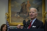 Tổng thống Joe Biden trình bày về an ninh biên giới tại Hoa Thịnh Đốn hôm 05/01/2023. (Ảnh: Drew Angerer/Getty Images)