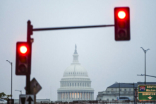 Quang cảnh Điện Capitol Hoa Kỳ ở Hoa Thịnh Đốn hôm 06/10/ 2021. (Ảnh: Drew Angerer/Getty Images)