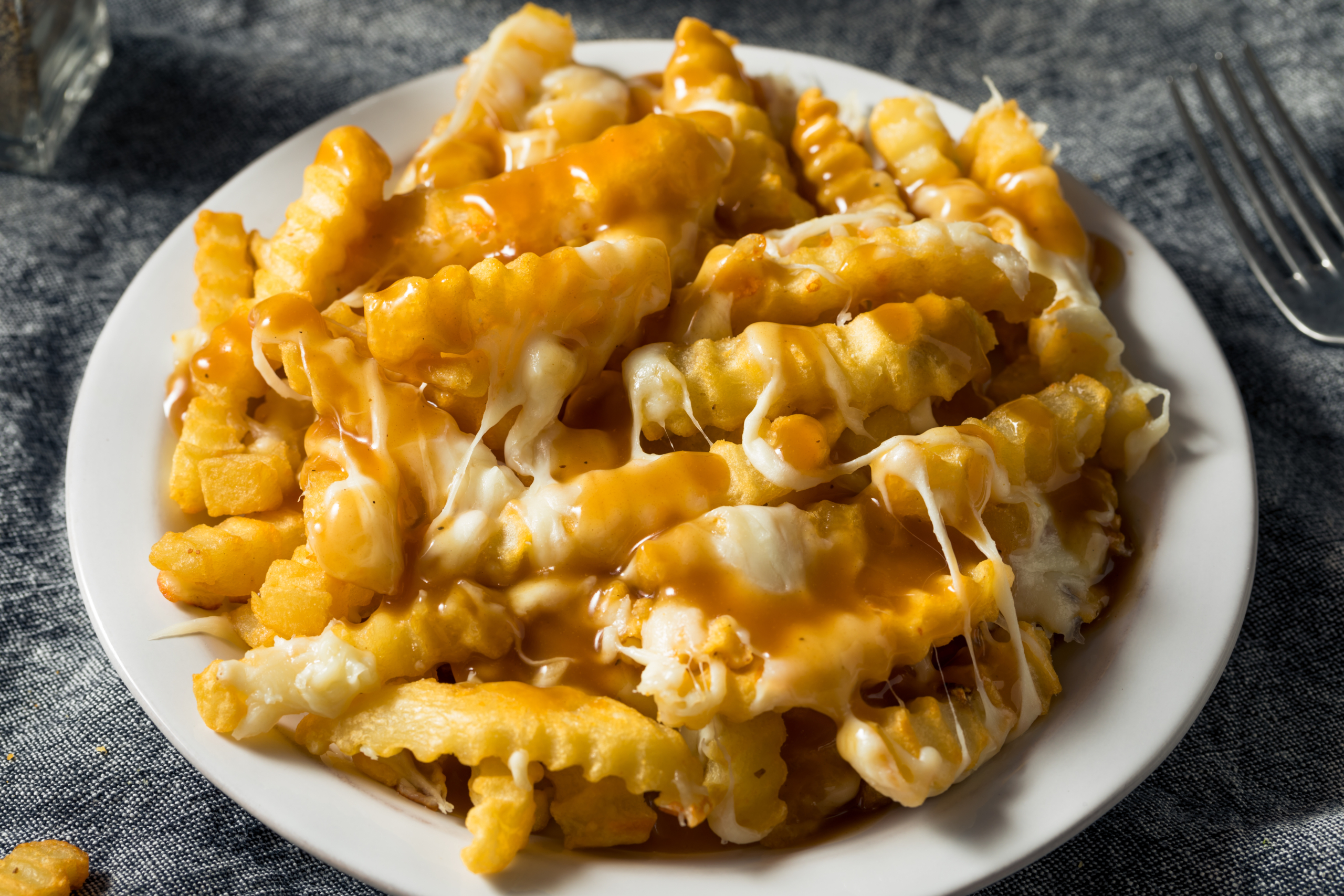 Disco Fries New Jersey chế từ nước thịt và phô mai Mozzarella. (Ảnh: Shutterstock)