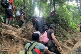Những người di cư đi bộ xuyên qua khu rừng nhiệt đới ở Panama hồi tháng 10/2022. (Ảnh: Đăng dưới sự cho phép của anh Tiểu Tôn)