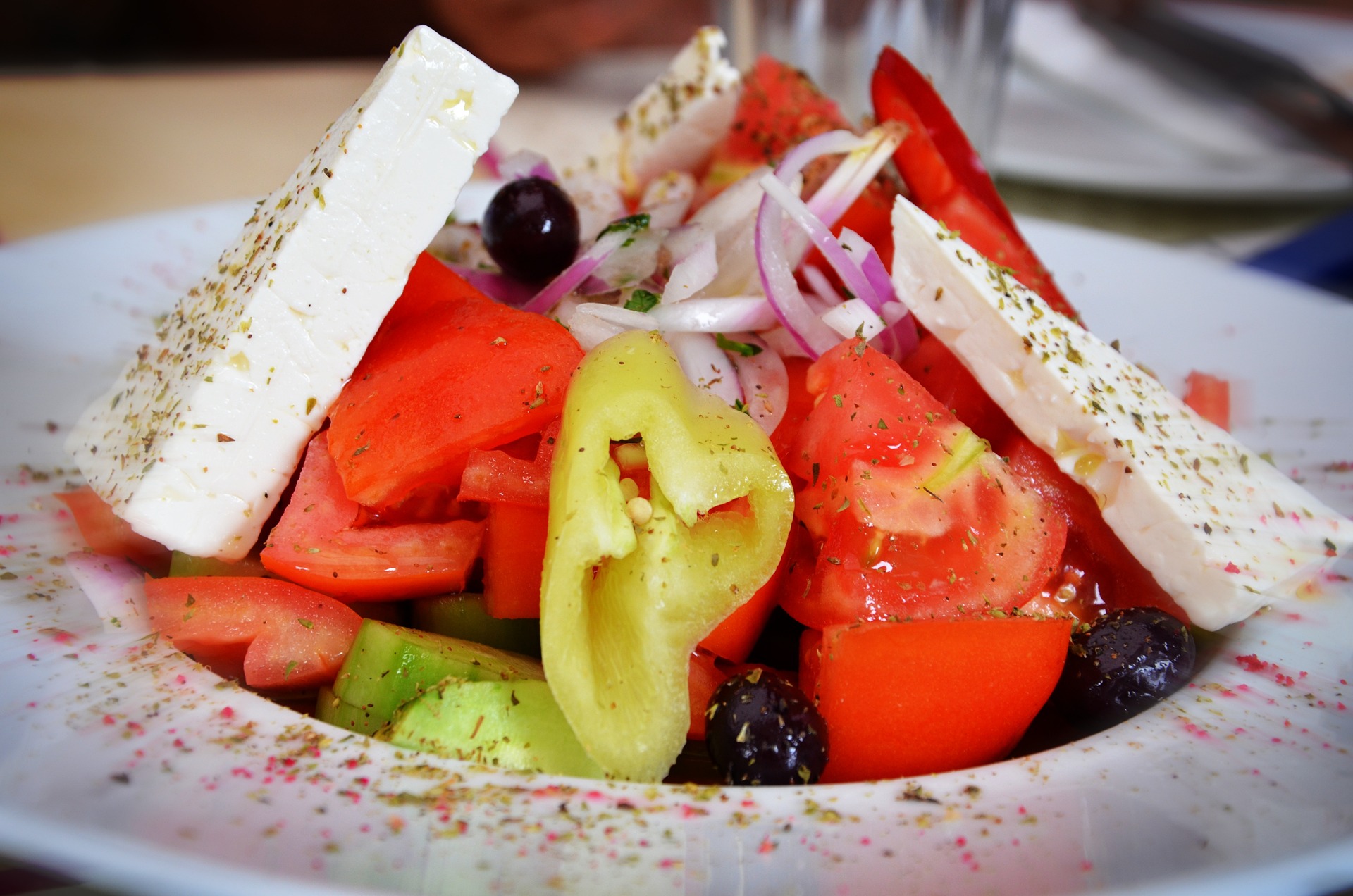 Món salad kiểu Hy Lạp. (Ảnh: Pixabay)