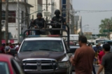 Các sĩ quan cảnh sát tuần tra ở Nuevo Laredo, Tamaulipas, Mexico, vào ngày 05/04/2018. (Ảnh: Julio Cesar Aguilar/AFP qua Getty Images)