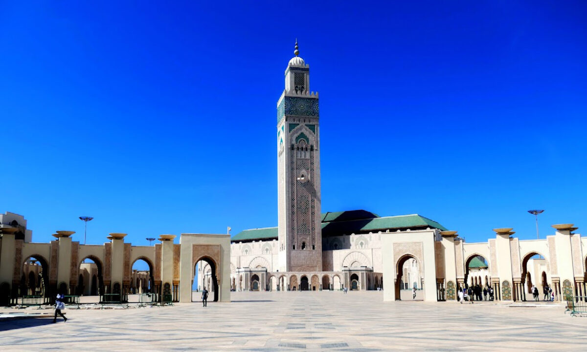 Thánh đường Hồi giáo King Hassan II ở Casablanca, Maroc, là một trong những thánh đường lớn nhất thế giới và là nơi duy nhất mà những người không theo đạo Hồi có thể vào. (Ảnh: Đăng dưới sự cho phép của anh Phil Allen)