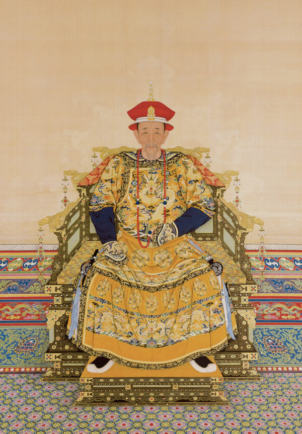 Bức chân dung Hoàng đế Khang Hy mặc long bào, do một họa sĩ cung đình khuyết danh triều Thanh vẽ. Bảo Tàng Cố cung tại Bắc Kinh. (Ảnh: PD-US)