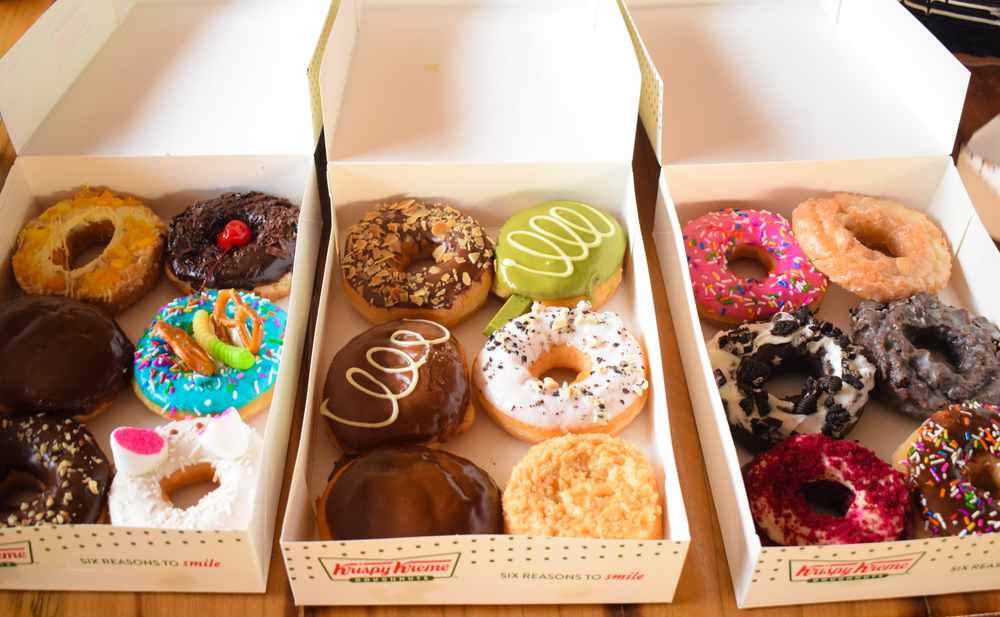 Bánh rán Krispy Kreme. (Ảnh: Shutterstock)
