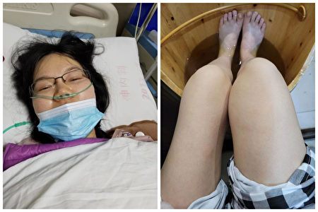 Liu Lifeng was diagnosed with Guillain Barré Syndrome after receiving the COVID-19 vaccine. (Courtesy of Liu Lifeng/The Epoch Times)