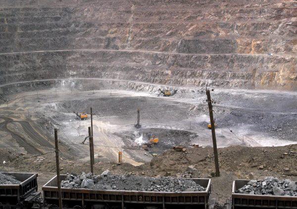 Một mỏ đất hiếm ở quận khai thác Baiyunebo của Baotou ở Khu tự trị Nội Mông phía bắc Trung Quốc. (Ảnh: AP Photo, Tư liệu)