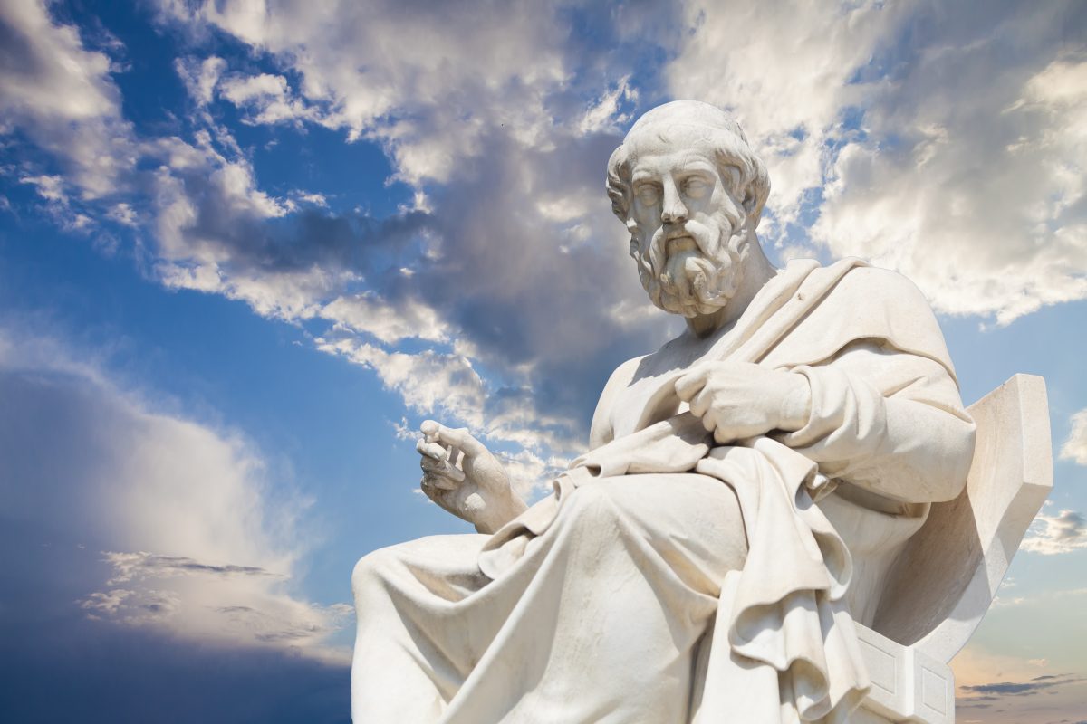 Một bức tượng của Plato từ Học viện Athens. (Anastasios71/Shutterstock)
