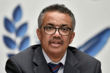 Tổng Giám đốc Tổ chức Y tế Thế giới (WHO) Tedros Adhanom Ghebreyesus tại Geneva Thụy Sĩ, vào ngày 03/07/2020. (Ảnh: Fabrice Coffrini/Pool qua Reuters)