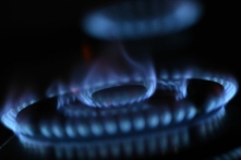 Một bếp gas trong căn bếp tại một nhà dân ở Melbourne, Úc, hôm 16/06/2022. (Ảnh: Joel Carrett/AAP Image)