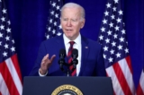 Tổng thống Joe Biden diễn thuyết tại Câu lạc bộ Nam Nữ của Thung lũng Tây San Gabriel ở Công viên Monterey, California, hôm 14/03/2023. (Ảnh: Mario Tama/Getty Images)