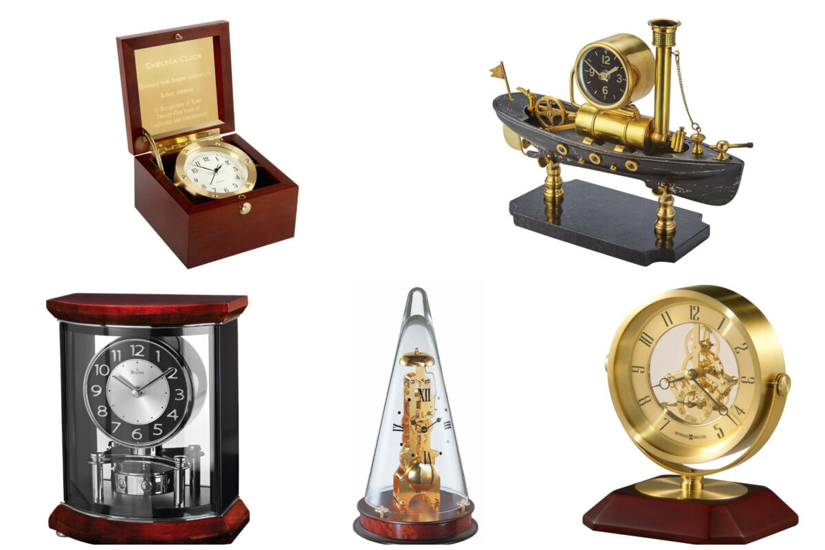 (Ảnh: Đăng dưới sự cho phép của các hãng Howard Miller, Pendulux, Chelsea Clocks, Frankenmuth Clocks, Bulova)