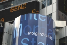 Tòa nhà trụ sở toàn cầu của Morgan Stanley ở New York, vào ngày 21/10/2009. (Ảnh: Timothy A. Clary/AFP/Getty Images)