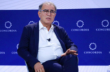Ông Nouriel Roubini, giáo sư tại Đại học New York, nói trong Hội nghị thượng đỉnh Thường niên Concordia năm 2022 ở New York, hôm 21/09/2022. (Ảnh: John Lamparski/Getty Images cho Concordia Summit)