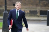 Bộ trưởng về An ninh Năng lượng và Net Zero Grant Shapps rời Downing Street, London, hôm 27/02/2023. (Ảnh: James Manning/PA Media)