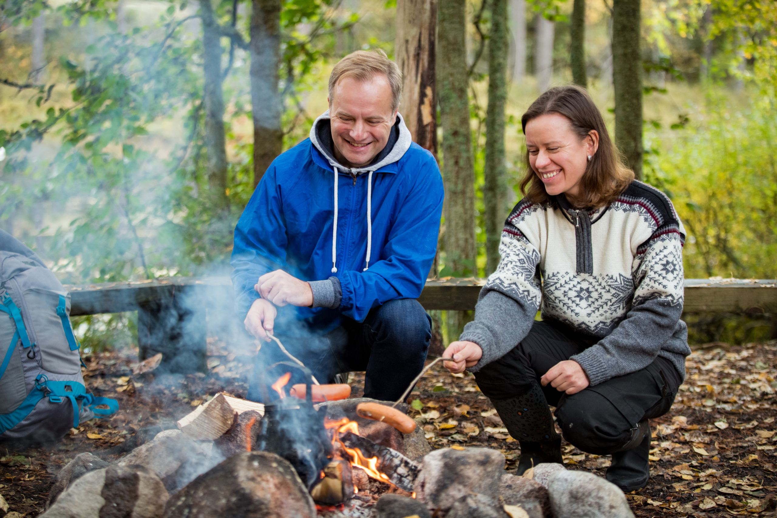 Người Phần Lan tận hưởng buổi dã ngoại. (Ảnh: Shutterstock)
