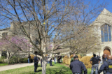 Các sĩ quan tại hiện trường xảy ra vụ nổ súng tại Trường Covenant, Nhà thờ Trưởng lão Covenant, ở Nashville, Tennessee, hôm 27/03/2023. (Ảnh: Sở Cảnh sát Thành phố Nashville qua AP)