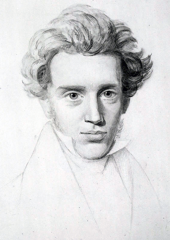 Nhà thần học, triết gia, và nhà thơ người Đan Mạch, Soren Kierkegaard đã viết nhiều tác phẩm về đức tin và tôn giáo. (Ảnh: Tài sản công)