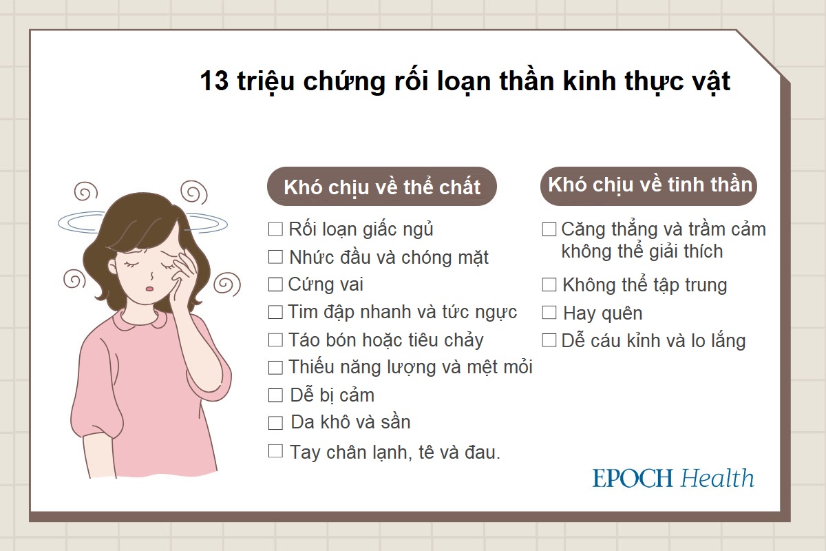 Đau khổ vì rối loạn thần kinh thực vật? 13 triệu chứng giúp bạn tự đánh giá