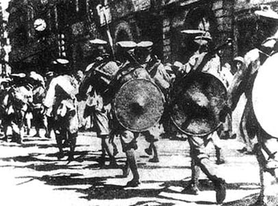 Năm 1927, Quân đội Cách mạng Quốc gia tiếp quản Tô giới của Anh ở Hán Khẩu trong cuộc Viễn chinh phương Bắc. (Ảnh: Tài sản công)