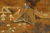 Một phần bức tranh “Anh hí đồ” thời Nguyên, được lưu giữ tại Bảo tàng Nghệ thuật Metropolitan, Hoa Kỳ. (Ảnh: Tài sản công)