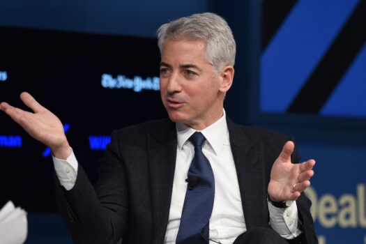 Tổng giám đốc kiêm Giám đốc danh mục đầu tư Pershing Square Capital Management LP William Ackman nói trong Hội nghị The New York Times DealBook tại Jazz At Lincoln Center ở New York vào ngày 10/11/2016. (Ảnh: Bryan Bedder/Getty Images dành cho The New York Times)