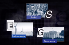 Một hình ảnh từ đoạn video giới thiệu phim tài liệu Nhà Nước Ngầm (The Shadow State) về ESG (Ảnh: EpochTV)