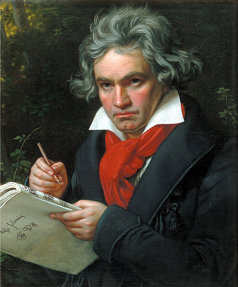 Tác phẩm “Beethoven,” họa sĩ Karl Joseph Stieler vẽ năm 1820. (Ảnh: Tài sản công)