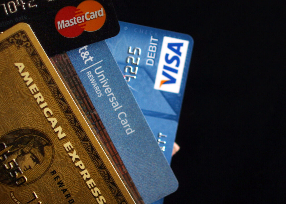 Một số thẻ tín dụng lớn của Hoa Kỳ ở thành phố New York, vào ngày 20/05/2009. (Ảnh: Spencer Platt/Getty Images)