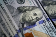 Chân dung của ngài Benjamin Franklin trên tờ 100 USD, ở Marple Township, Pennsylvania, hôm 14/07/2022. (Ảnh: Matt Slocum/AP Photo)