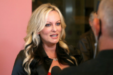 Bà Stormy Daniels tại Nhà hát Linwood Dunn ở Los Angeles, California, vào ngày 11/05/2022. (Ảnh: Phillip Faraone/Getty Images)