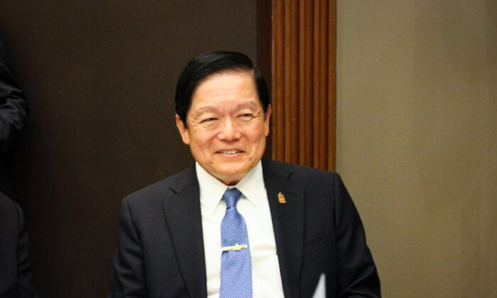 Thượng nghị sĩ Đảng Bảo Thủ Victor Oh trong một bức ảnh tư liệu. (Ảnh: Becky Zhou/The Epoch Times)