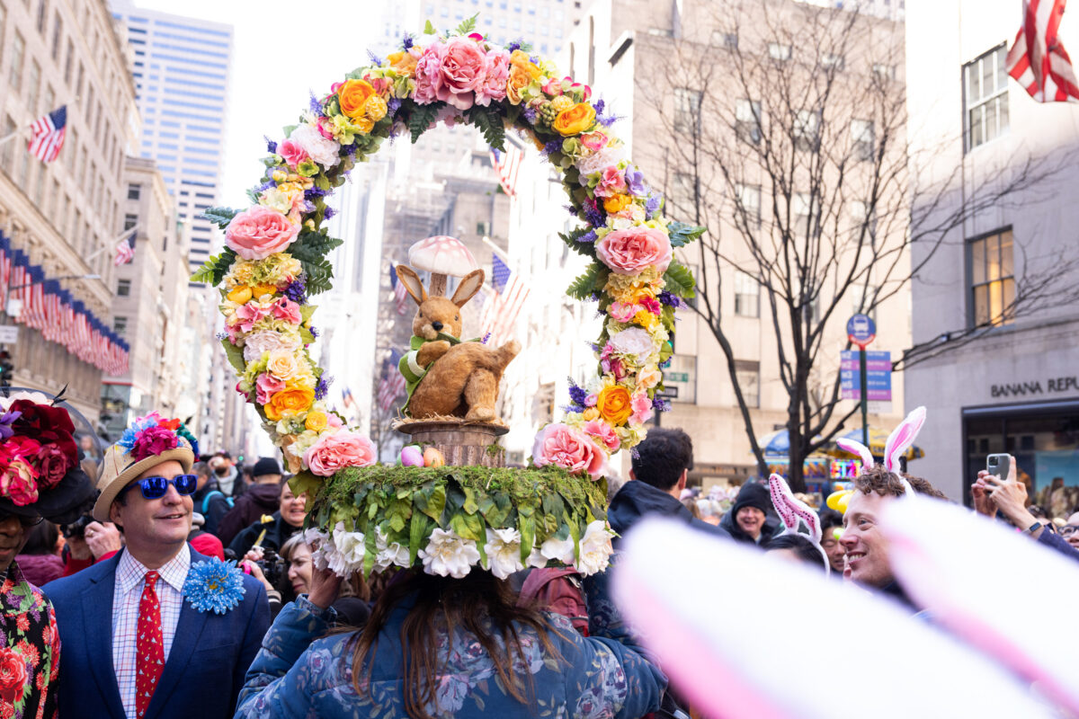 9.Diễn hành Lễ Phục Sinh và Lễ hội Bonnet ở thành phố New York hôm 09/04/2023. (Ảnh: Larry Dye/The Epoch Times)