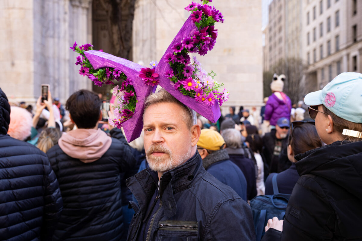 13.Diễn hành Lễ Phục Sinh và Lễ hội Bonnet ở thành phố New York hôm 09/04/2023. (Ảnh: Larry Dye/The Epoch Times)