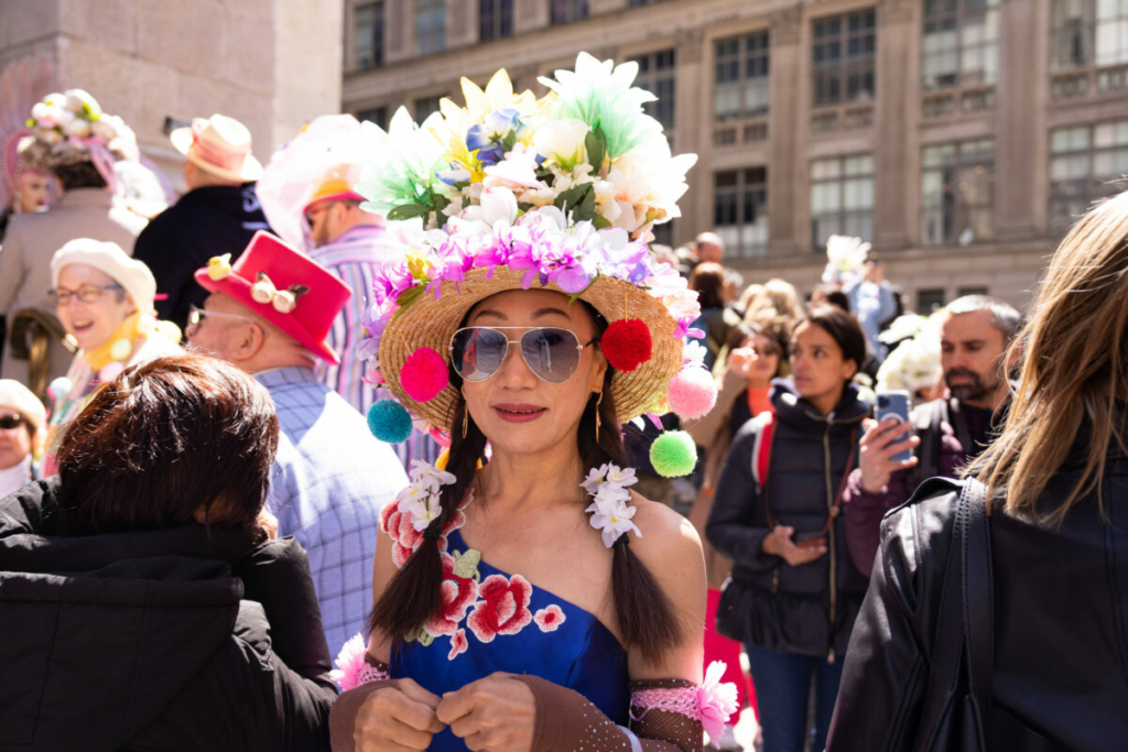 30.Diễn hành Lễ Phục Sinh và Lễ hội Bonnet ở thành phố New York hôm 09/04/2023. (Ảnh: Larry Dye/The Epoch Times)