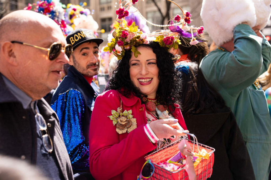 42.Diễn hành Lễ Phục Sinh và Lễ hội Bonnet ở thành phố New York hôm 09/04/2023. (Ảnh: Larry Dye/The Epoch Times)