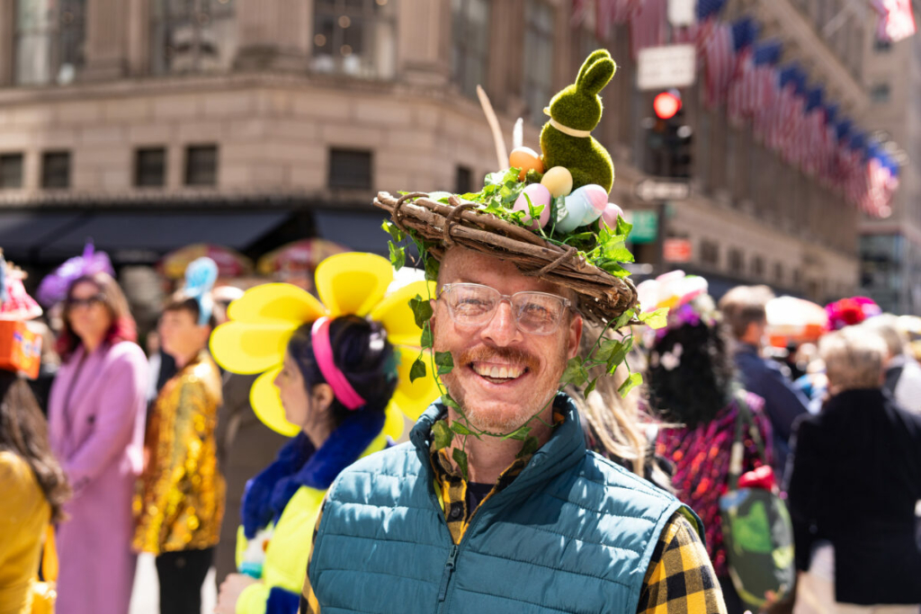 48.Diễn hành Lễ Phục Sinh và Lễ hội Bonnet ở thành phố New York hôm 09/04/2023. (Ảnh: Larry Dye/The Epoch Times)