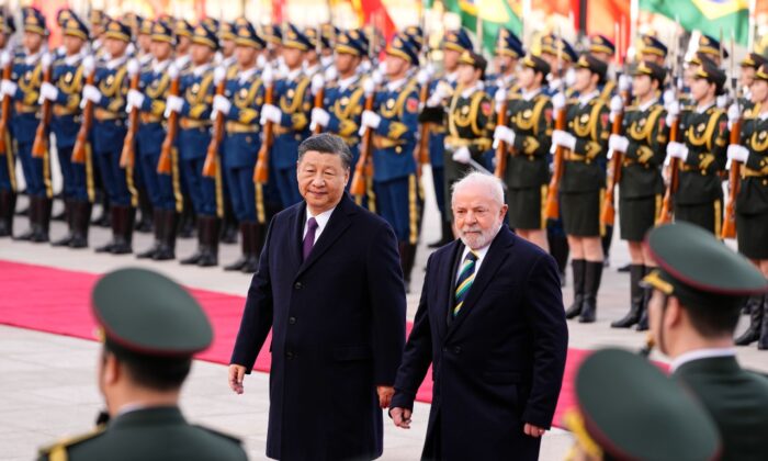Tổng thống Brazil Lula và lãnh đạo Trung Quốc Tập Cận Bình củng cố khối chống phương Tây nhằm thế chỗ Hoa Kỳ